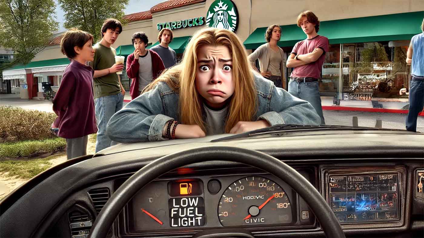 Teenager Accuses Her Car of Gaslighting Her After Low Fuel Light Comes On