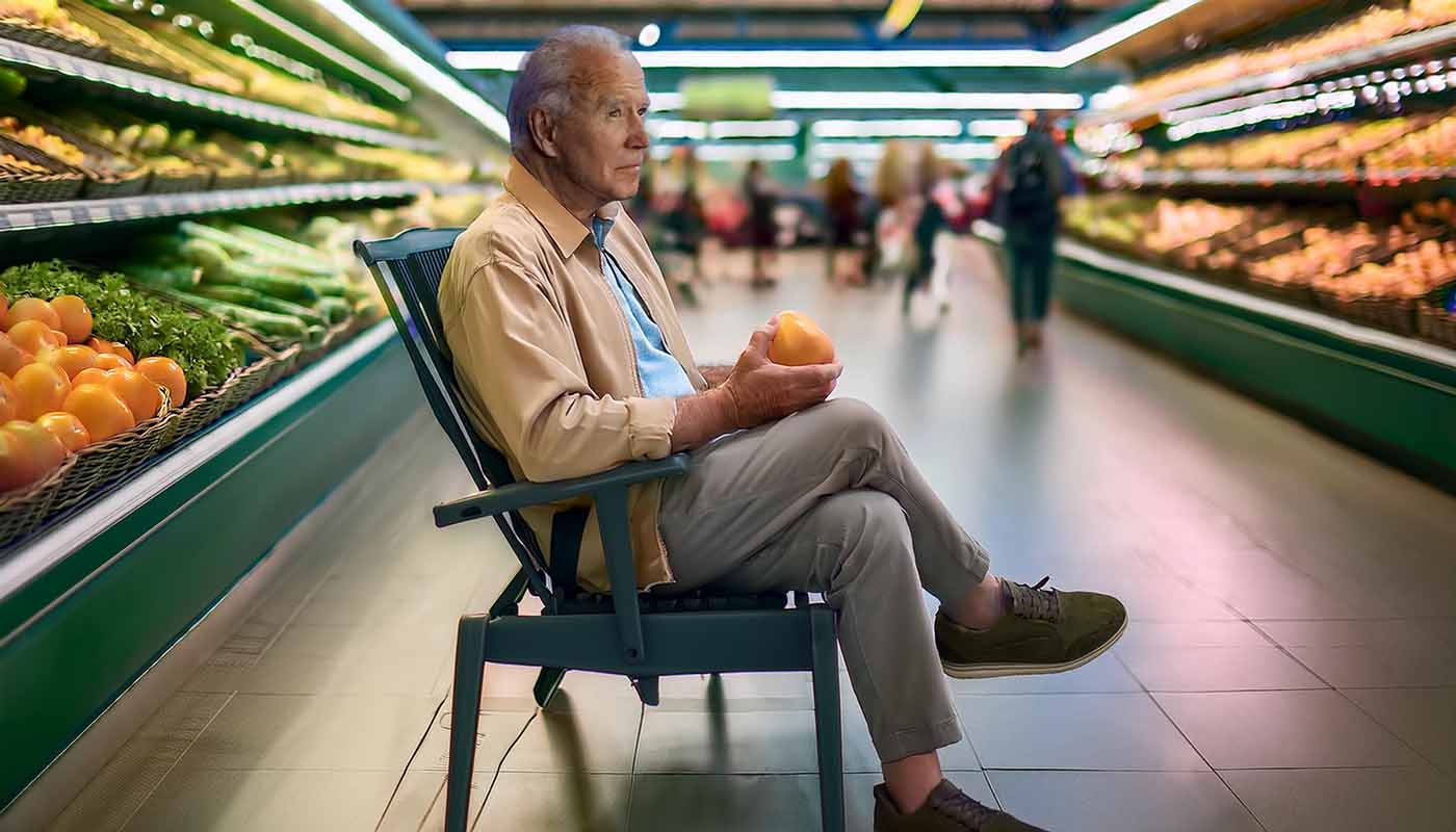 Biden to Retire to Produce Section of Local Supermarket, Where He Can Seamlessly Blend In with Other Vegetables