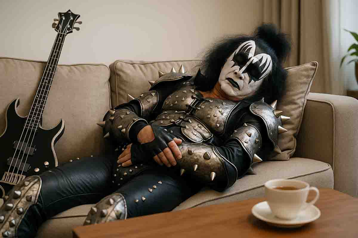 Rock Hard, Nap Harder, Gene Simmons