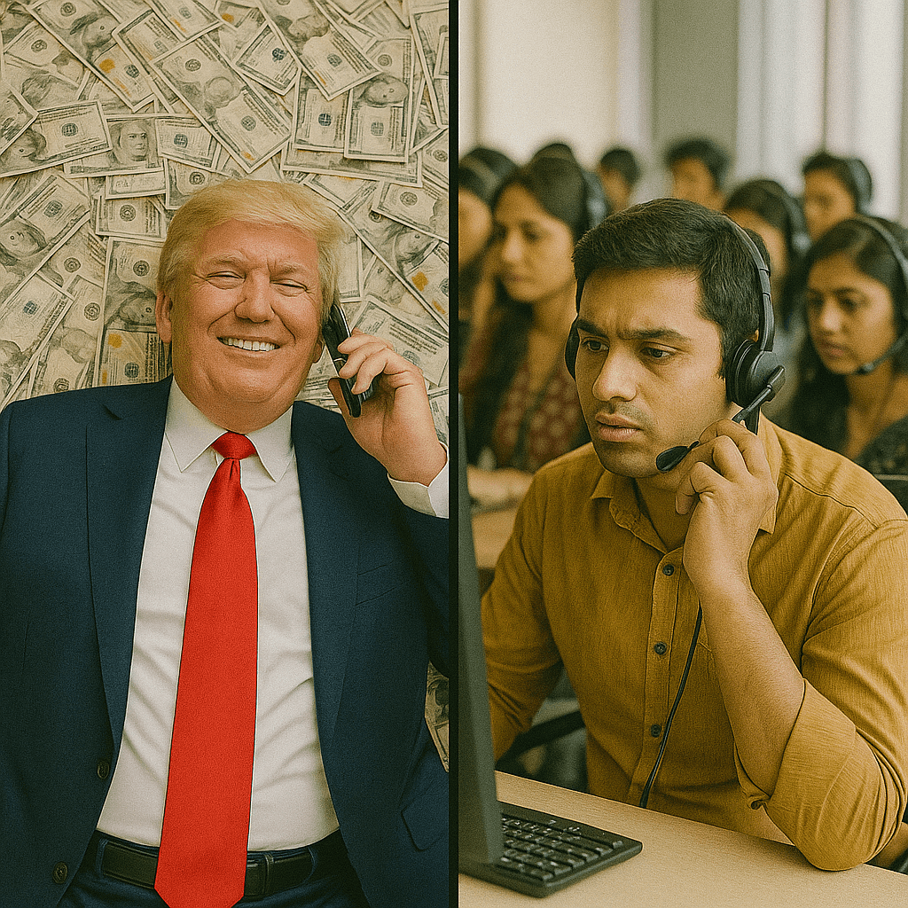 Tariff Feud Escalates as Trump Implements Fee on Every Scam Call Originating From India; Trillions in Revenue Expected
