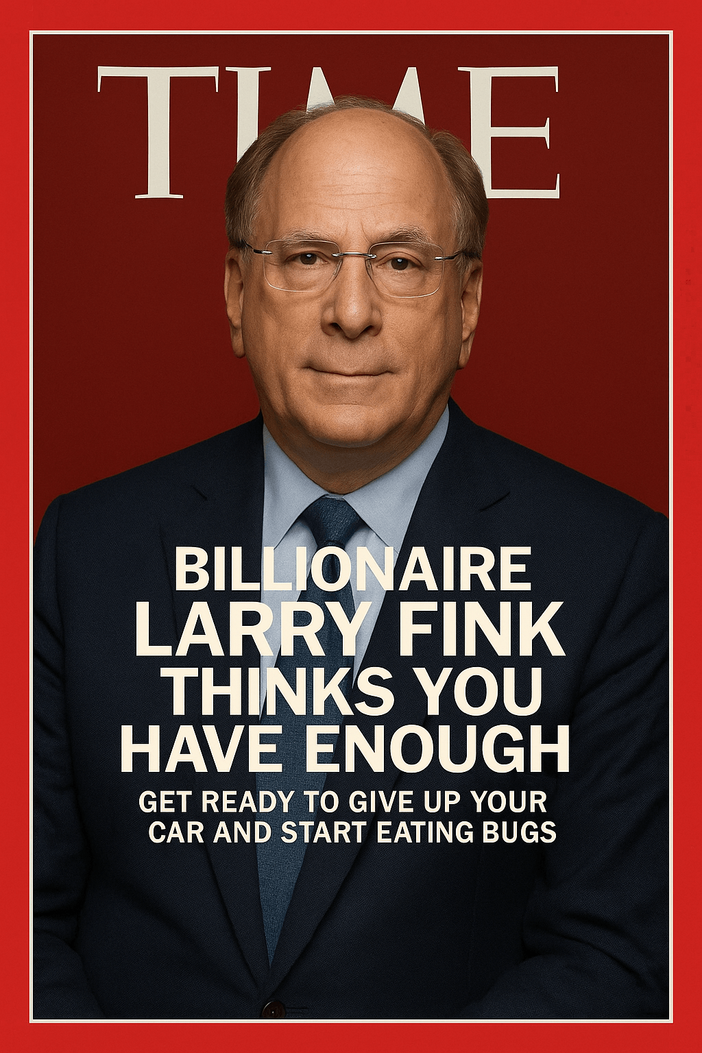 Billionaire Larry Fink Lectures Public on “Cutting Back,” Says Private Car Ownership and Real Food Are “Overrated”