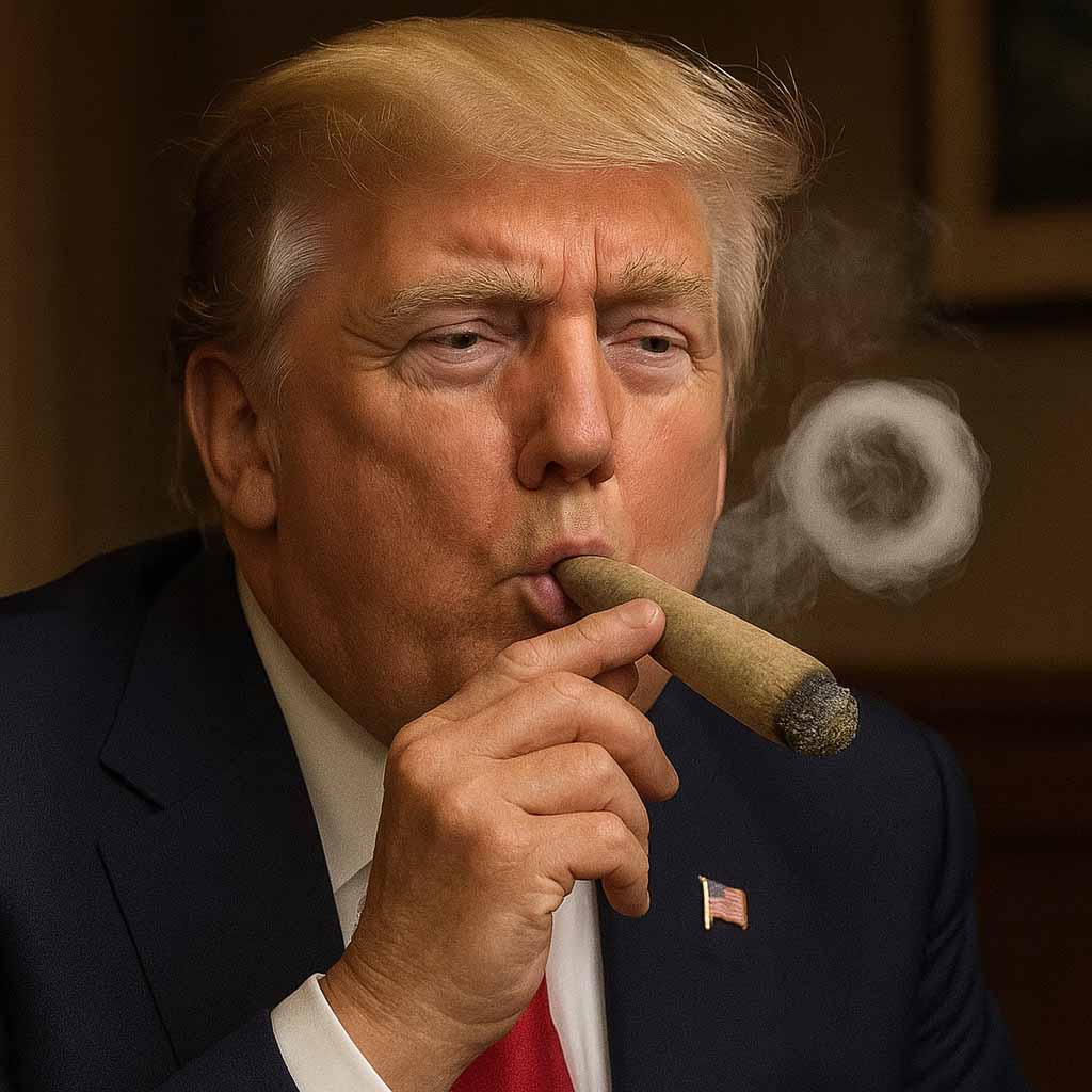 Trump Blows Smoke on Weed Reform
