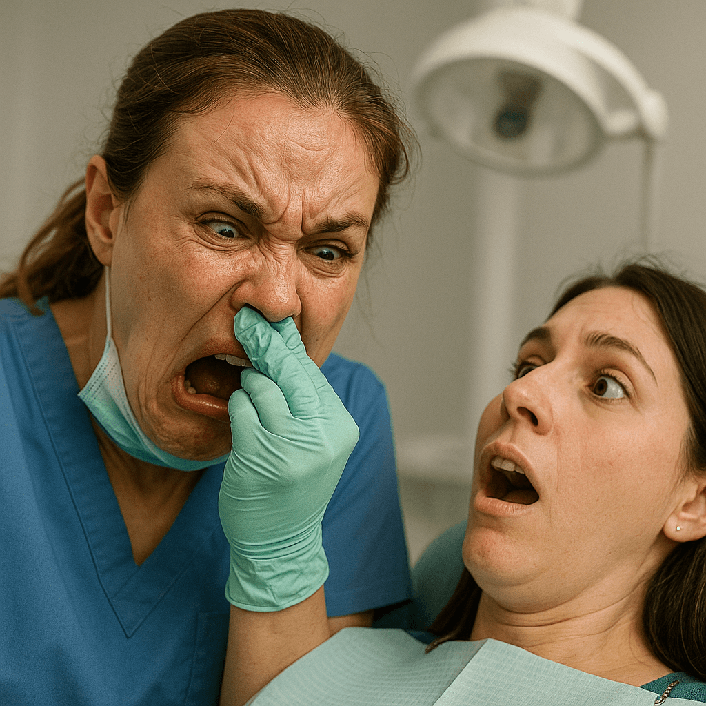 Post–Valentine’s Day Dentist Visits Plagued With the Smell of Cock Breath