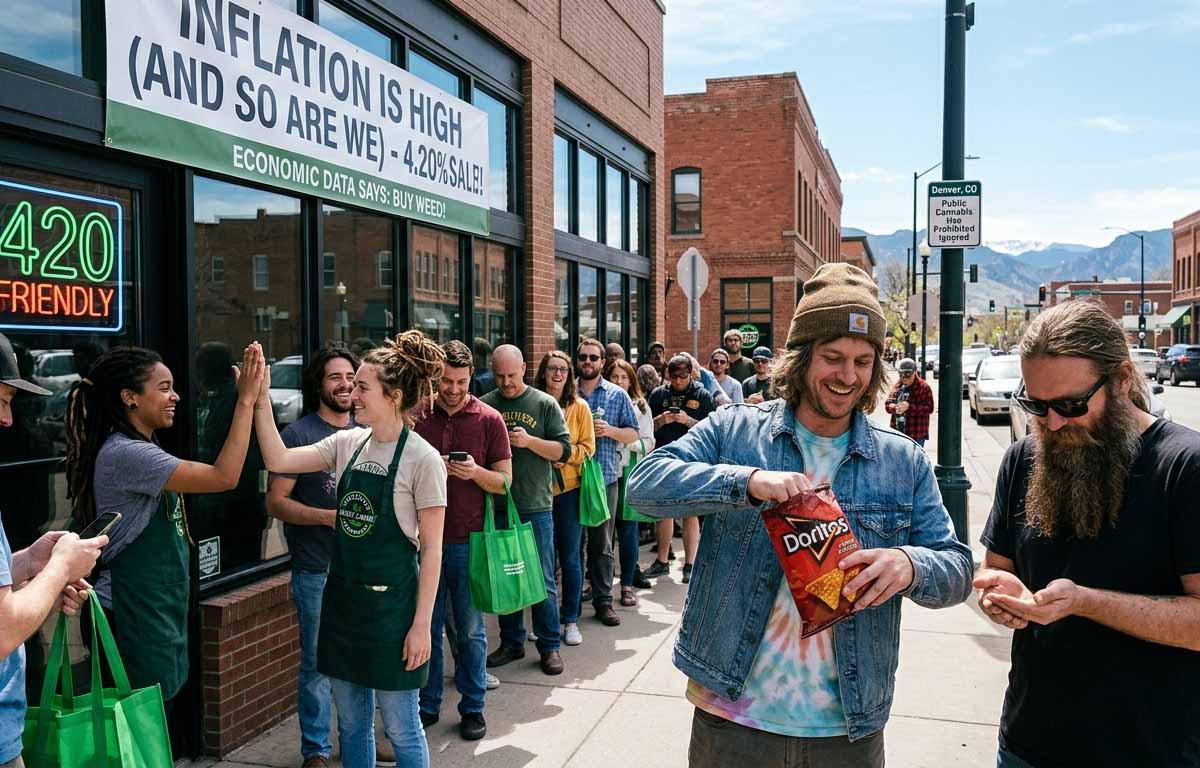 Inflation Hits 4.20%: Stoners Celebrate “High” Economic Growth